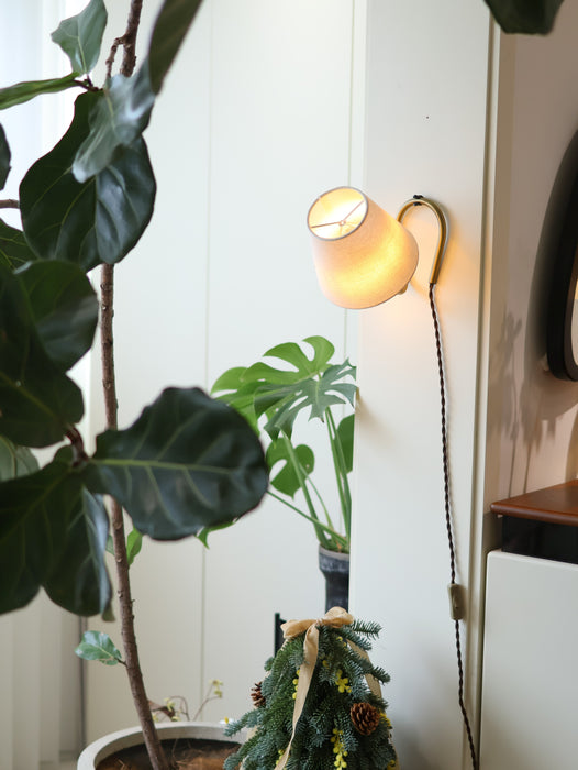 Ohook Wall Lamp / Table Lamp – Vintage Design, Adjustable Brass Wall Lamp
