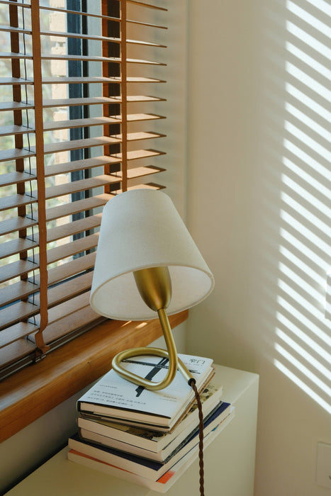 Ohook Wall Lamp / Table Lamp – Vintage Design, Adjustable Brass Wall Lamp