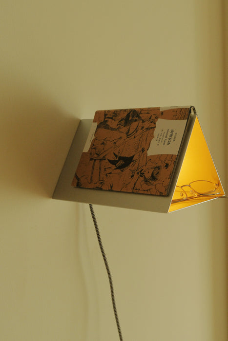 Booknest Wall & Table Lamp – Cast Iron, Dual-Layer Finish, Multi-Functional Storage Design