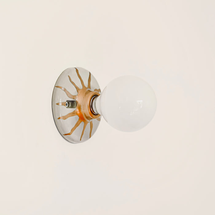 Canva Wall Lamp - Vintage Ceramic Base Wall Lamp - Bathroom Wall Light / Hallway Ceiling Light