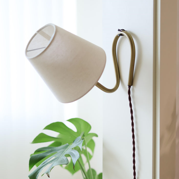 Ohook Wall Lamp / Table Lamp – Vintage Design, Adjustable Brass Wall Lamp