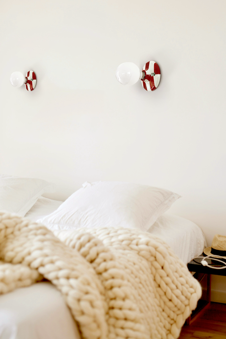 Canva Wall Lamp - Vintage Ceramic Base Wall Lamp - Bathroom Wall Light / Hallway Ceiling Light