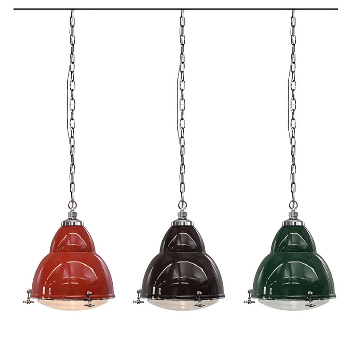 Industrial Vintage Pendant Light - Retro Metal Design for Living Room, Bar, and Dining Area