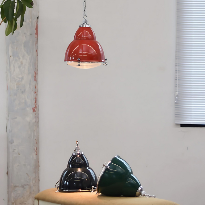 Industrial Vintage Pendant Light - Retro Metal Design for Living Room, Bar, and Dining Area