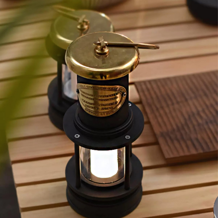 Rechargeable Vintage Lantern - Long-lasting Outdoor Camping Light with Touch Control